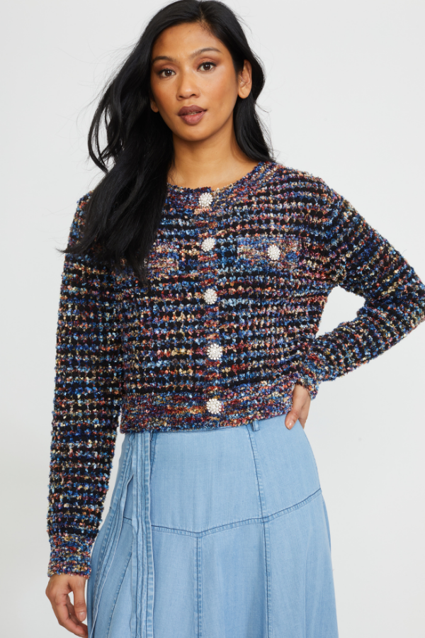 Jewel button cardigan discount