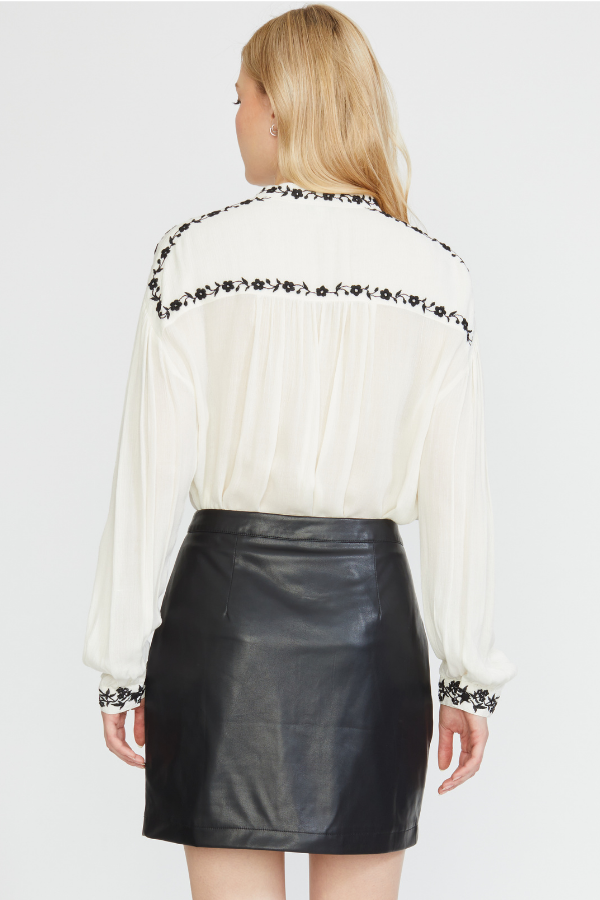 bibiy STELLA MINI SKIRT black bibiy STELLA MINI SKIRT black