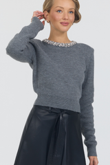 JOANNA SWEATER- GREY