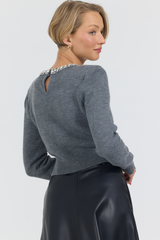 JOANNA SWEATER- GREY
