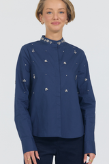 LAURA TOP - MIDNIGHT