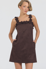 LUCIA DRESS - COFFEE