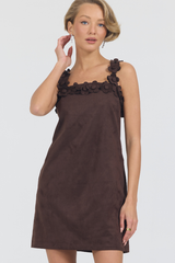 LUCIA DRESS - COFFEE