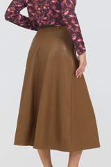 MONICA SKIRT - CARAMEL