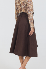 MONICA skirt- Coffee