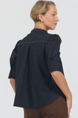 REBECCA TOP - BLACK