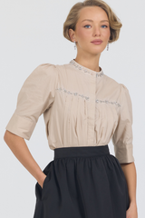 REBECCA TOP - SAND