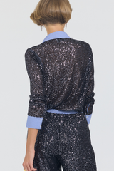 SAMANTHA TOP- GUN METAL