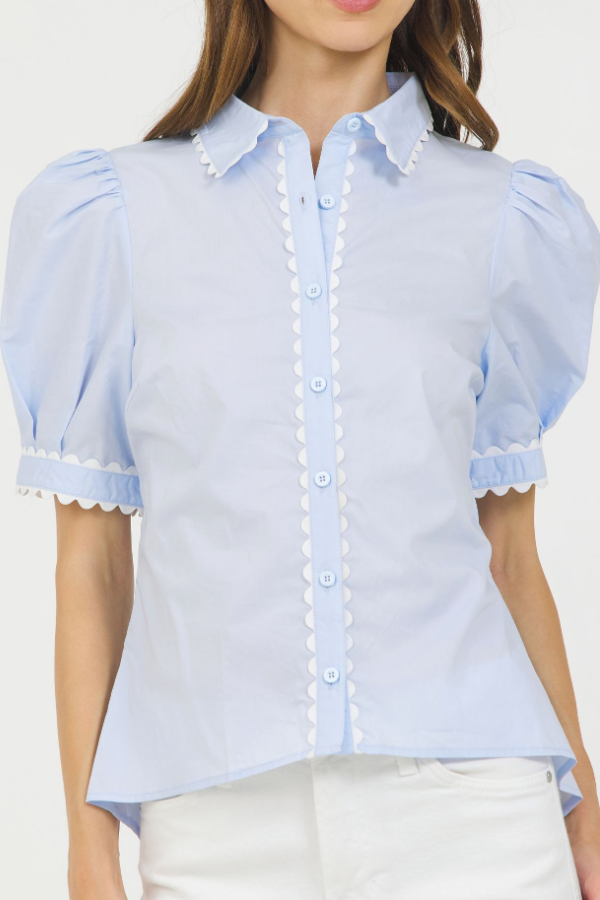 SHORT SLEEVE BUTTON DOWN SHIRT