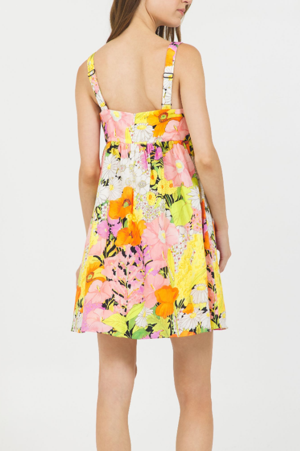 FLORAL PRINT BABYDOLL MINI DRESS – Stellah® - Official Site