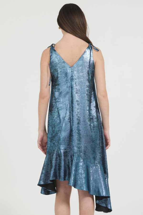 LUREX SLIP DRESS