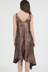 LUREX SLIP DRESS
