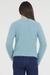 FUZZY PULLOVER SWEATER
