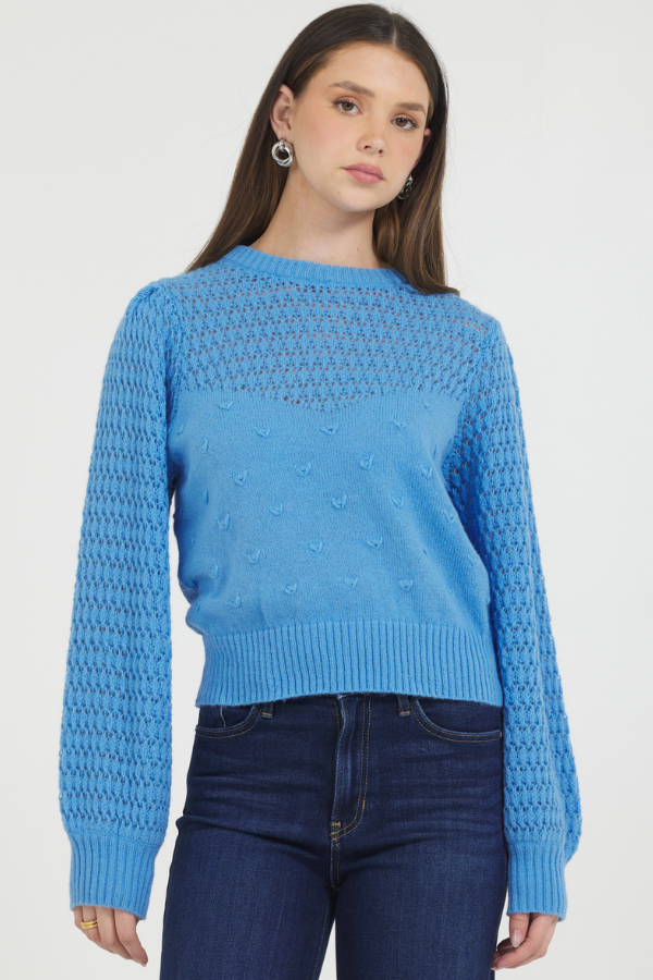 POPCORN TEXTURE SWEATER