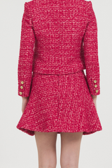 FALT YOKE MINI FLARE SKIRT