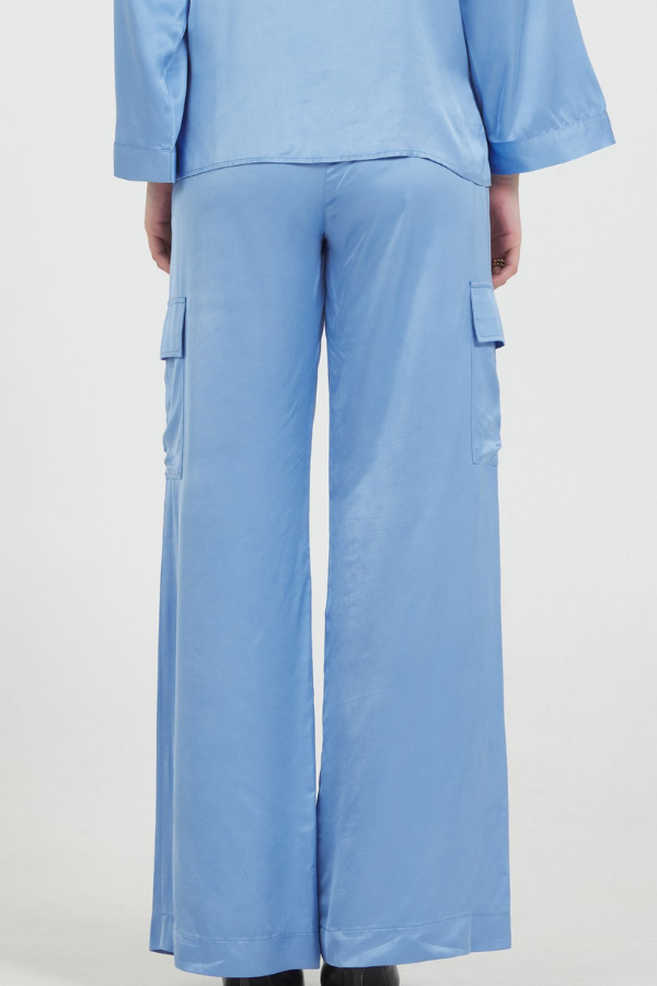 DRAWSTRING WAIST CARGO LOUNGE PANTS