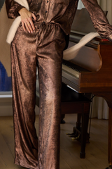 LUREX DRAWSTRING PANTS